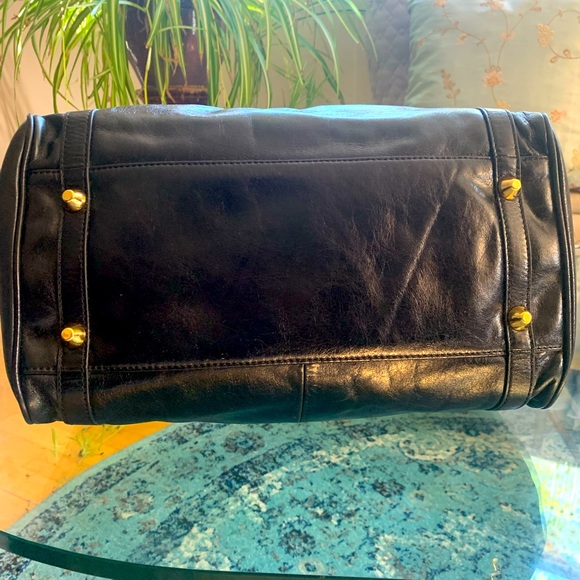 ✨BADGLEY MISCHKA✨ Black Leather Handbag - Picture 8 of 9